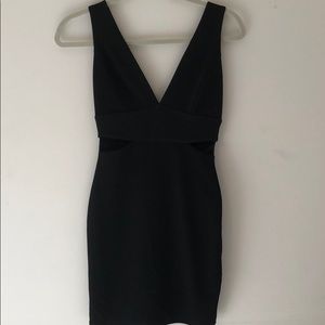 Blanc Black Dress with Cutouts